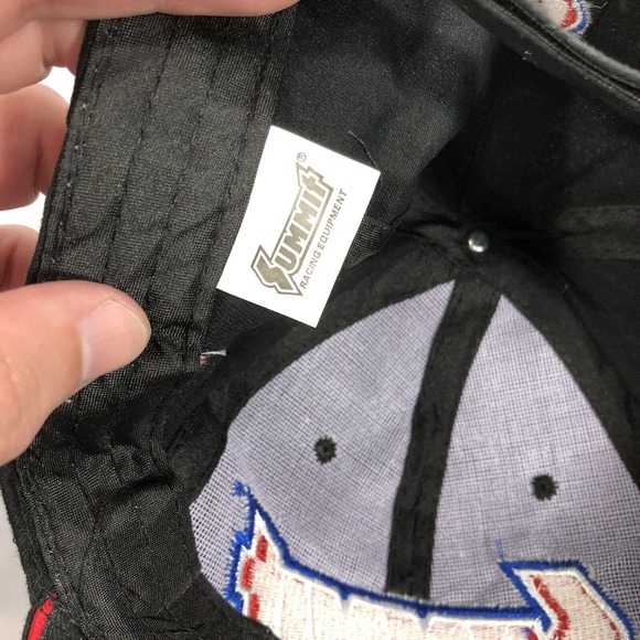 Summit Racing Equipment Baseball Cap Hat, 50 Years Black American Flag One Size - Picture 10 of 12